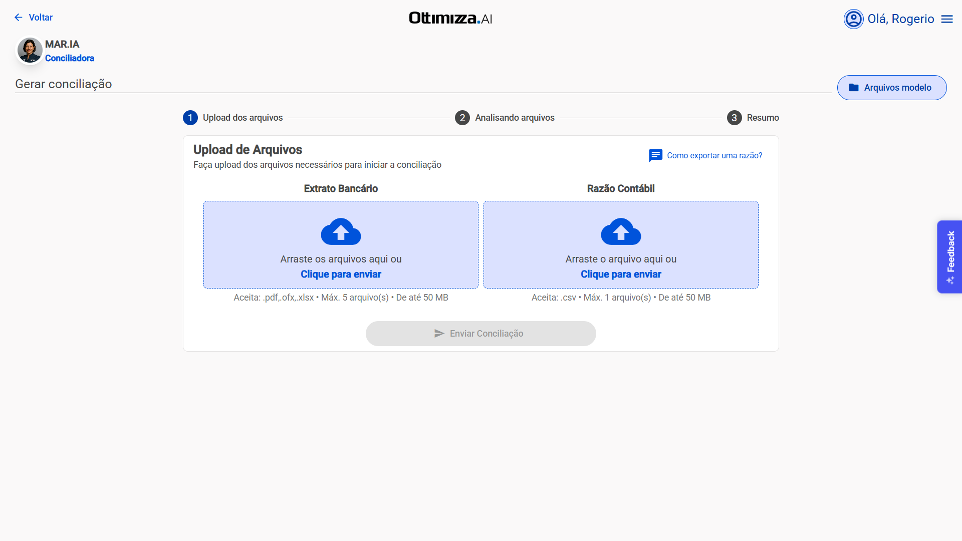 É simples assim dentro do painel